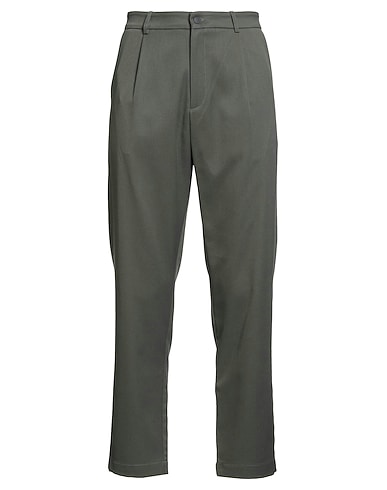 ELVINE Casual pants Military green 65% Polyester, 35% Viscose