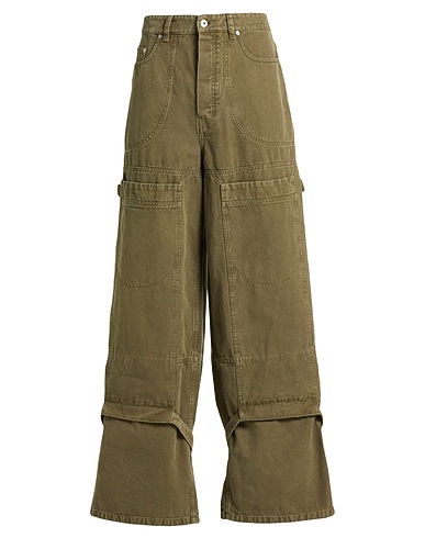 OFF-WHITE™ Casual trouser Military green 100% Cotton