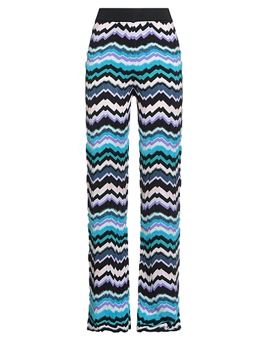 MISSONI Casual trouser Azure 55% Viscose, 40% Wool, 5% Polyamide