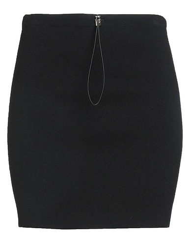 VICOLO Mini skirt Black 70% Viscose, 30% Polyester