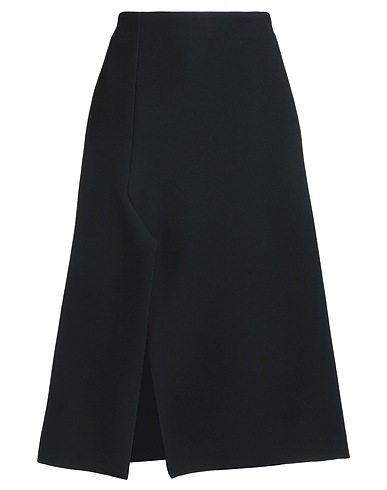 STELLA McCARTNEY Midi skirt Black 82% Wool, 18% Silk
