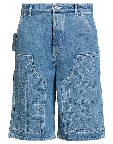 DIOR HOMME Denim shorts Blue 100% Cotton