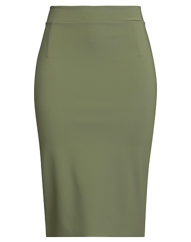 CHIARA BONI LA PETITE ROBE Midi skirt Military green 75% Polyamide, 25% Elastane