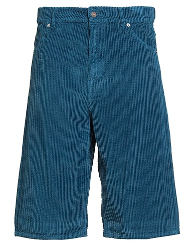 ERL Shorts & Bermuda Deep teal 100% Cotton