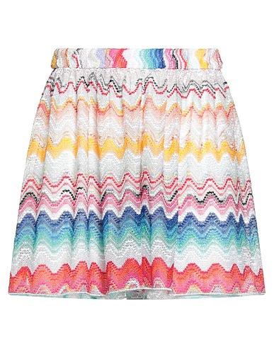 MISSONI Shorts & Bermuda White 87% Viscose, 7% Metallic fiber, 6% Polyamide