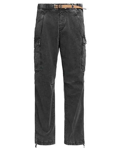 WHITE SAND Casual trouser Black 97% Cotton, 3% Elastane