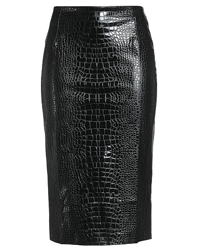 CHIARA BONI LA PETITE ROBE Midi skirt Black 75% Polyamide, 25% Elastane