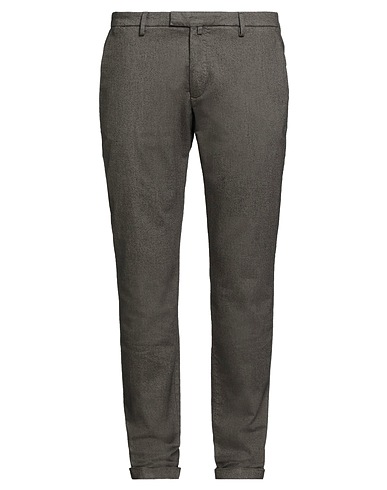 BRIGLIA 1949 Casual pants Dark brown 43% Cotton, 35% Polyester, 19% Viscose, 3% Elastane