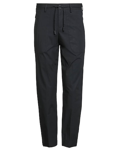 UNGARO Casual trouser Black 97% Cotton, 3% Elastane