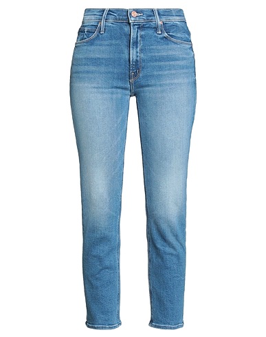 MOTHER Denim trousers Blue 78% Cotton, 16% Modal, 4% Polyester, 2% Elastane