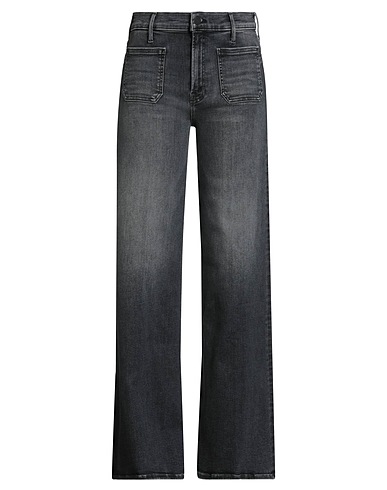 MOTHER Denim trousers Black 92% Cotton, 4% Elastane, 4% Polyester