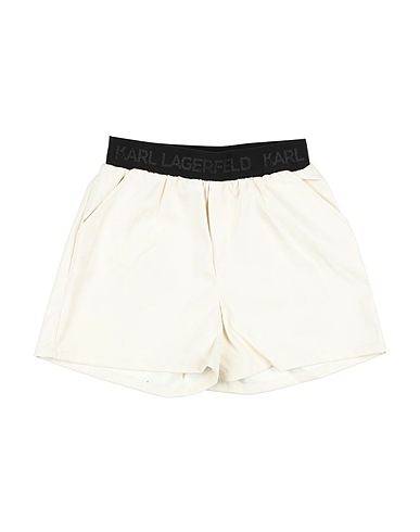 KARL LAGERFELD Shorts & Bermuda KIDS Off white 100% Polyester