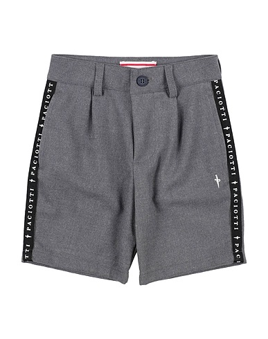 PACIOTTI Shorts y Bermudas Gris 65% Poliéster, 34% Viscosa, 1% Elastán