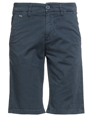 GUESS Shorts & Bermuda Navy 97% Cotton, 3% Elastane
