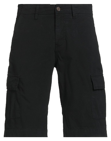 GUESS Shorts & Bermuda Black 98% Cotton, 2% Elastane