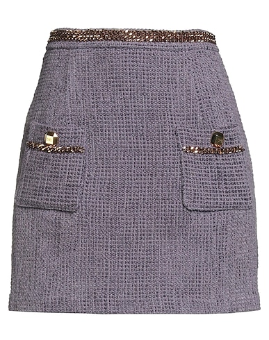 ELISABETTA FRANCHI Мини-юбка 49% Хлопок, 44% Вискоза, 7% Полиамид