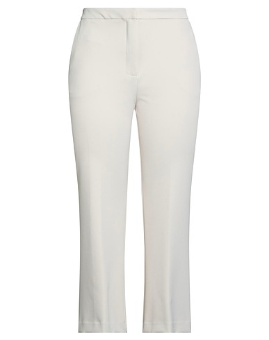 KAOS Pantalon Blanc cassé 96% Polyester, 4% Élasthanne
