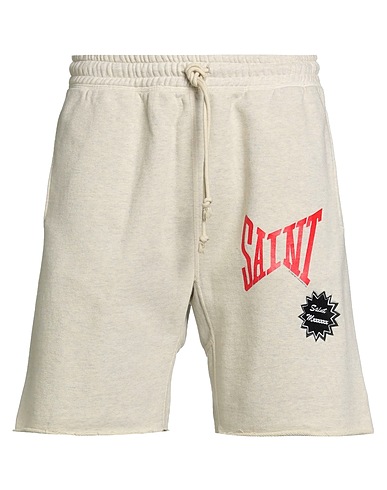 SAINT MICHAEL Shorts & Bermuda Beige 100% Cotton