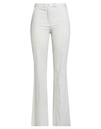 HANITA Casual trouser Light grey 97% Polyester, 3% Elastane