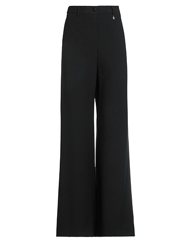 SOUVENIR Casual trouser Black 80% Polyester, 18% Viscose, 2% Elastane