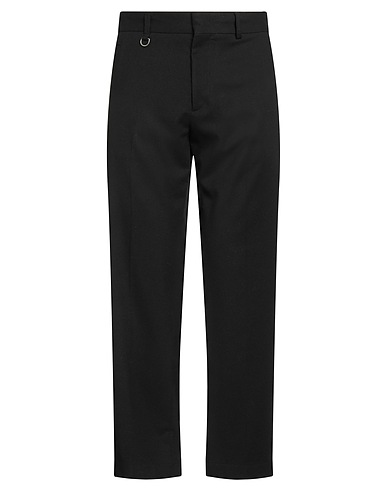 PAOLO PECORA Casual pants Black 64% Polyester, 34% Viscose, 2% Elastane