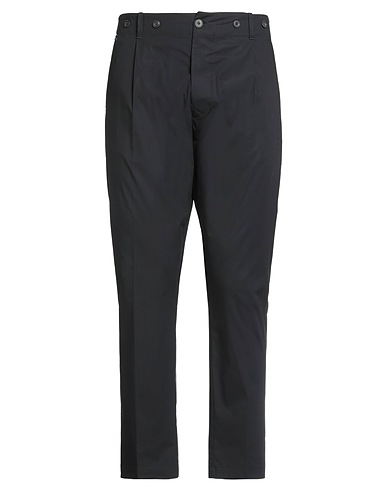 MESSAGERIE Casual trouser PATRIZIO PISCAGLIA Black 97% Cotton, 3% Elastane