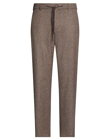 MC2 SAINT BARTH Pantalone Marrone 50% Lana, 30% Poliestere, 20% Cotone