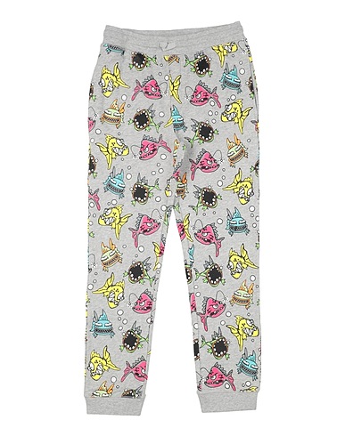 STELLA McCARTNEY KIDS Casual trouser Grey 100% Cotton, Elastane