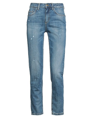 LIU •JO Denim trousers Blue 98% Cotton, 2% Elastane