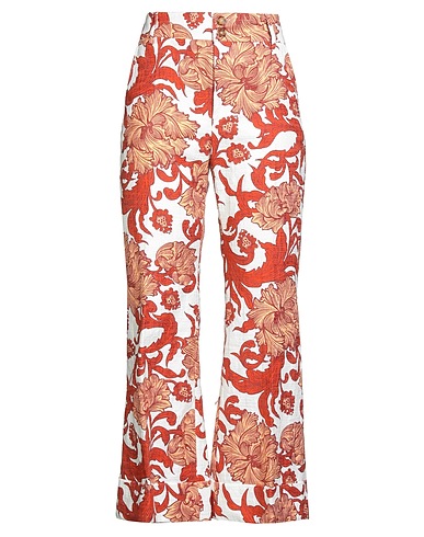 LA DOUBLE J Casual trouser Rust 98% Cotton, 2% Elastane