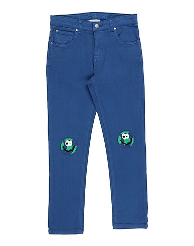 STELLA McCARTNEY KIDS Denim trousers Slate blue 98% Cotton, 2% Elastane