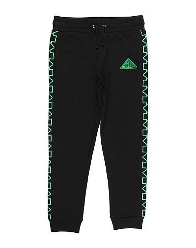 STELLA McCARTNEY KIDS Casual pants Black 100% Cotton, Elastane, Rubber