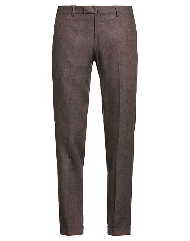 BRIGLIA 1949 Hosen Schokobraun 100% Leinen