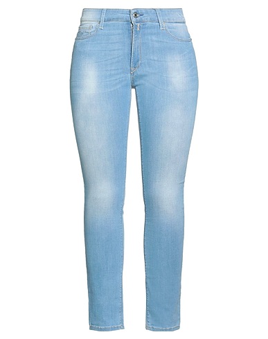 REPLAY Denim pants Blue 90% Cotton, 8% Polyester, 2% Elastane