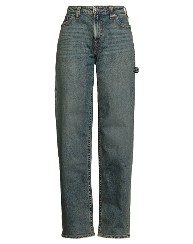 TRUE RELIGION Denim pants Blue 99% Cotton, 1% Elastane