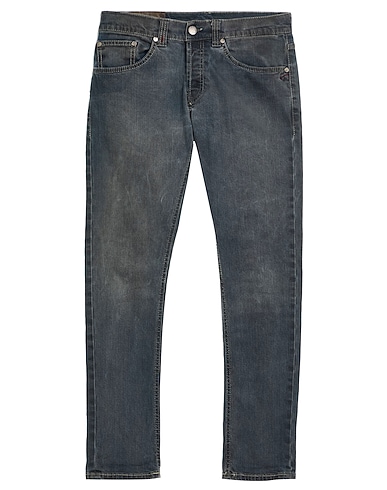 DONDUP Denim trousers Blue 98% Cotton, 2% Elastane