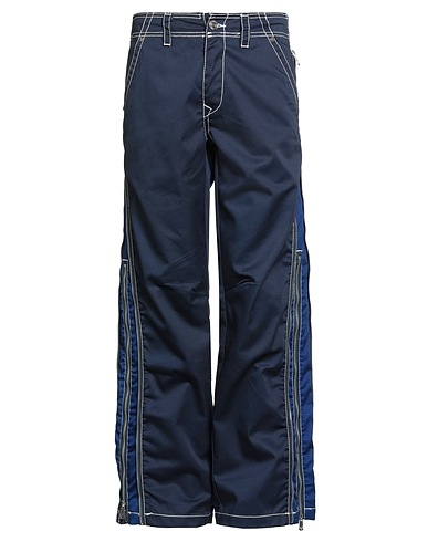 TRUE RELIGION Casual trouser Navy blue 87% Polyester, 13% Cotton