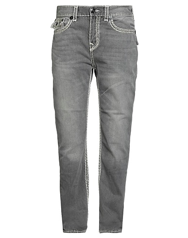 TRUE RELIGION Denim trousers Grey 100% Cotton