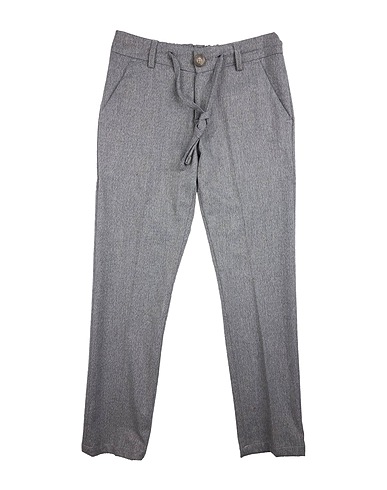 MANUELL & FRANK Casual pants Grey 63% Polyester, 34% Viscose, 3% Elastane