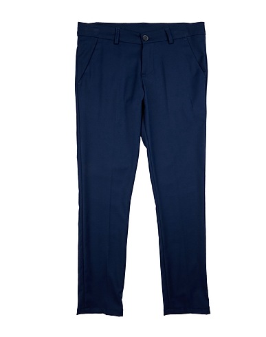 MANUELL & FRANK Casual pants Navy 64% Viscose, 31% Polyamide, 5% Elastane