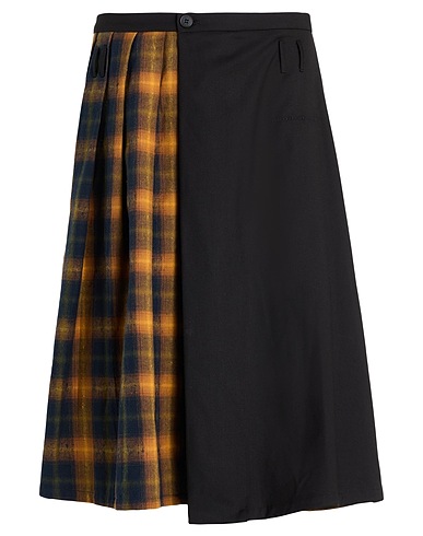 AN OTHER DATE Midi skirt Black 100% Cotton