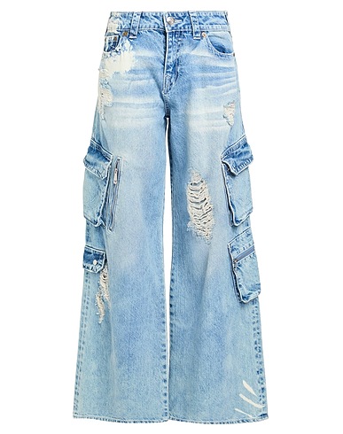 TRUE RELIGION Denim pants Blue 100% Cotton