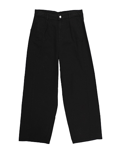 LIU •JO Denim trousers Black 100% Cotton