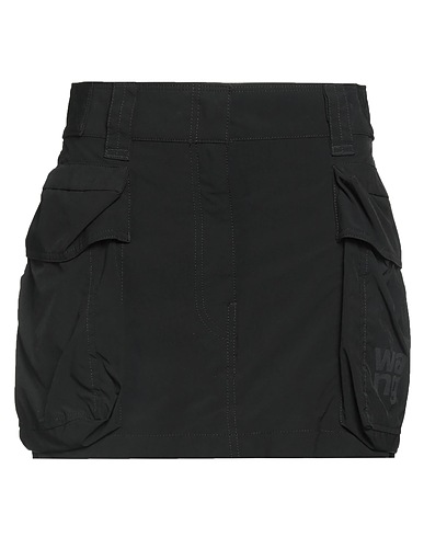 ALEXANDERWANG.T Mini skirt Black 71% Polyester, 29% Polyamide
