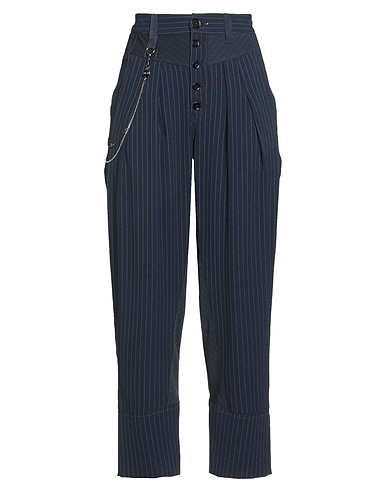 HIGH Casual trouser Midnight blue 98% Polyester, 2% Rayon