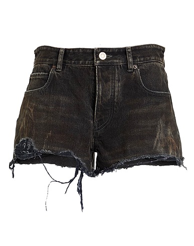 BALENCIAGA Denim shorts Black 100% Cotton