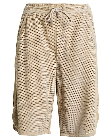 ELEVENTY Leather trouser Sand 100% Lambskin