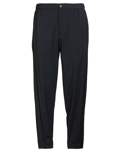 EMPORIO ARMANI Casual pants Midnight blue 100% Virgin Wool