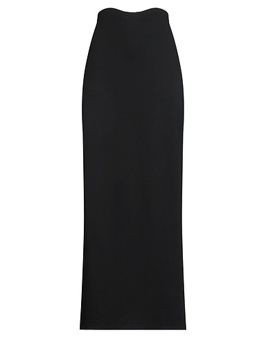 STAUD Maxi Skirts Black 67% Rayon, 29% Polyamide, 4% Elastane