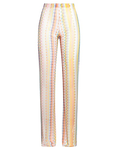MISSONI Casual pants Pink 93% Polyamide, 7% Elastane